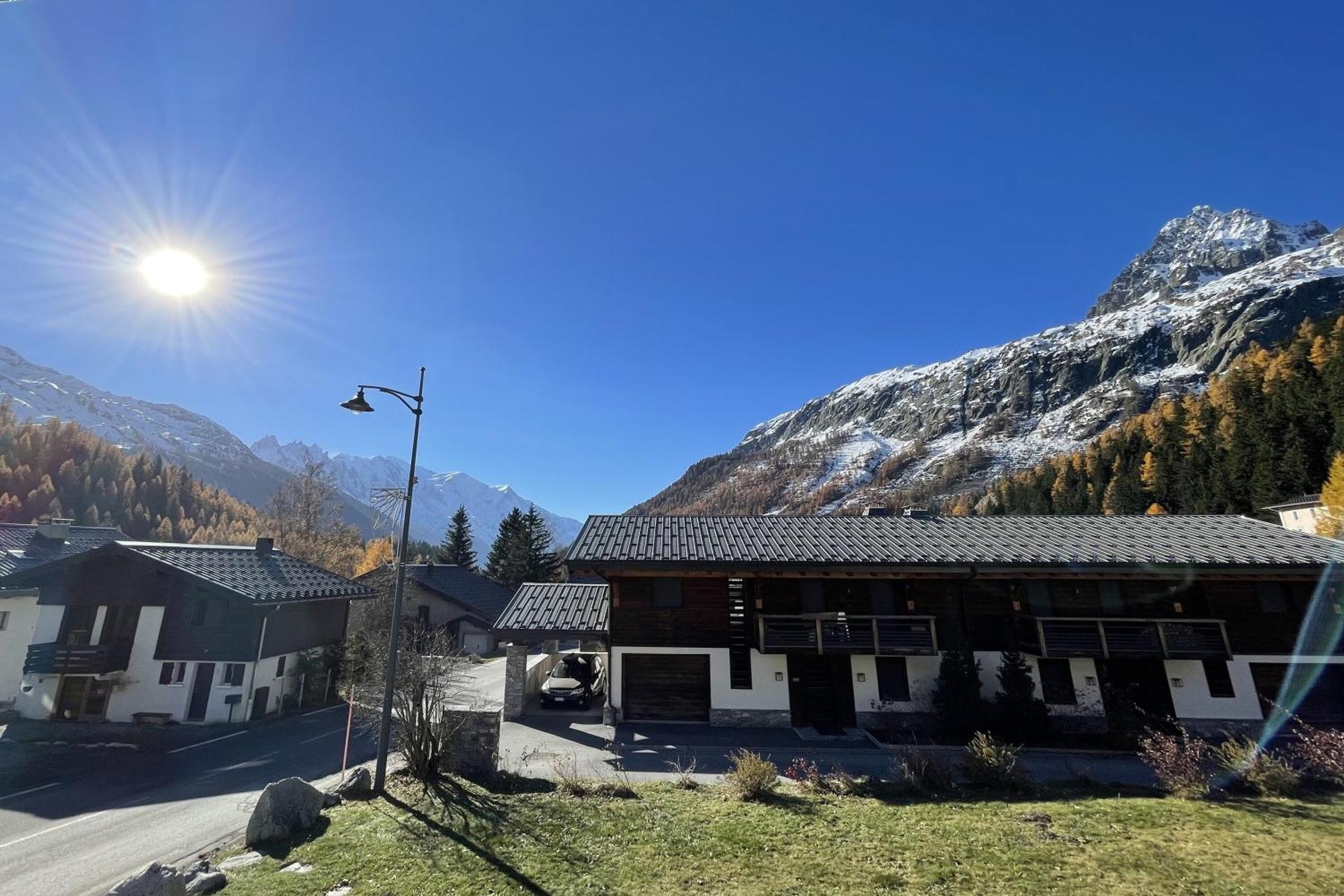 Sunny Nest - View Of Mb Montroc - Happy Rentals Chamonix Exterior foto